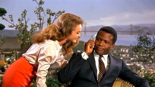 sparklejamesysparkle:Sidney Poitier and Katharine Houghton in the groundbreaking  Columbia Picture