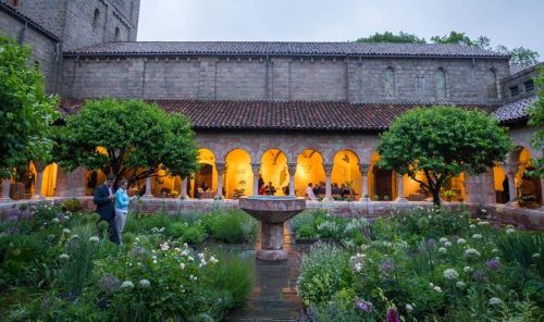 Escaping the hustle of the city in The Cloisters.
