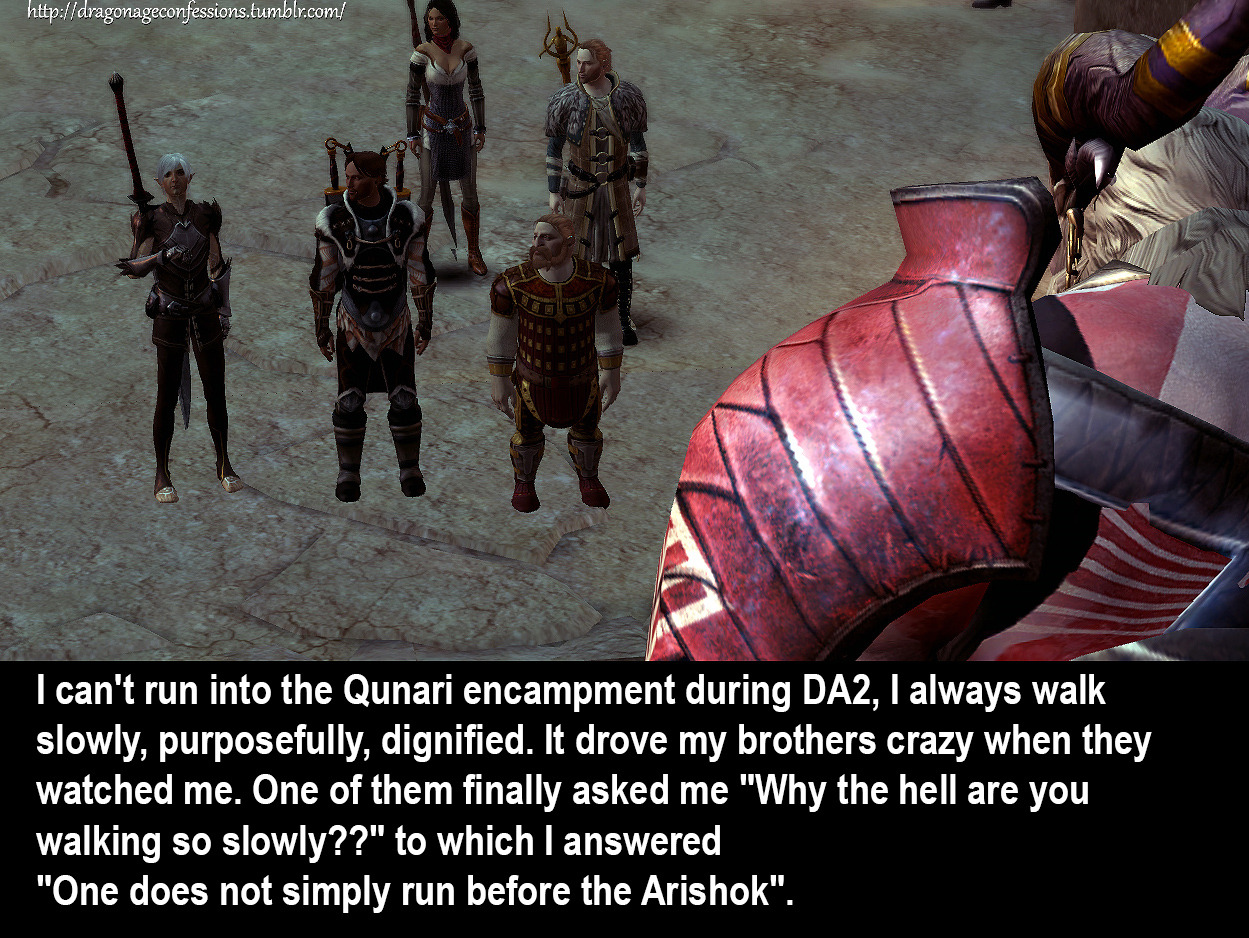 Dragon Age Confessions — Confession: Is it just me, or do the