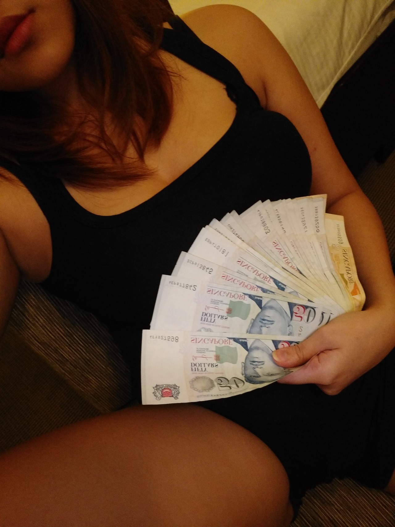 mistressroze:  Today’s loot, productive day. Getting paid for people to massage