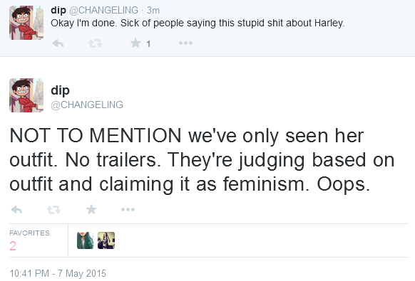 notdipper:  Ok I went on a Harley Quinn rant and tbfh you’re welcome