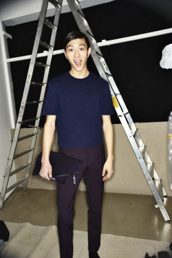 kimchipapi:  Jin Dachuan | Jil Sander aw 14 backstage by sonny