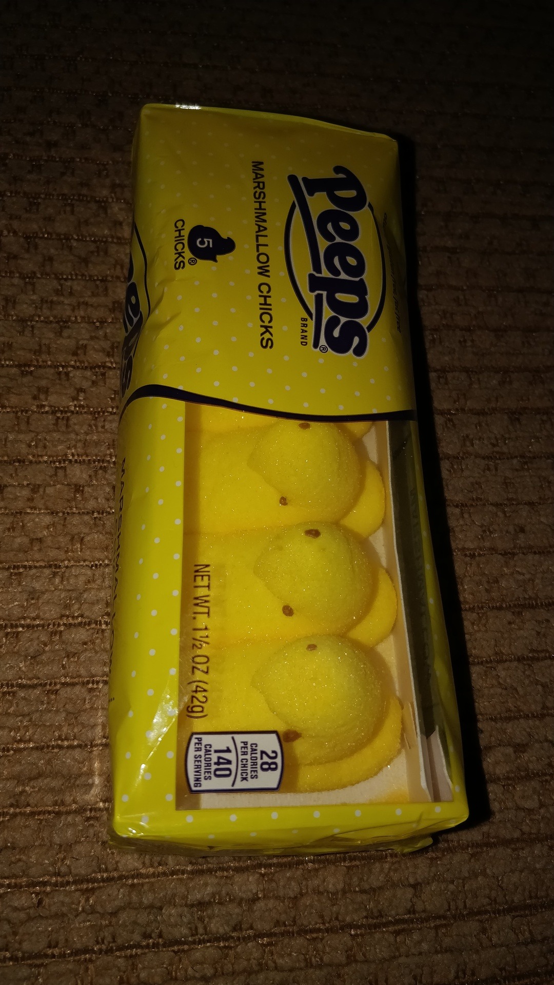 suprchnk:  my mom sent me this pack of peeps like four years ago.  note how the packaging