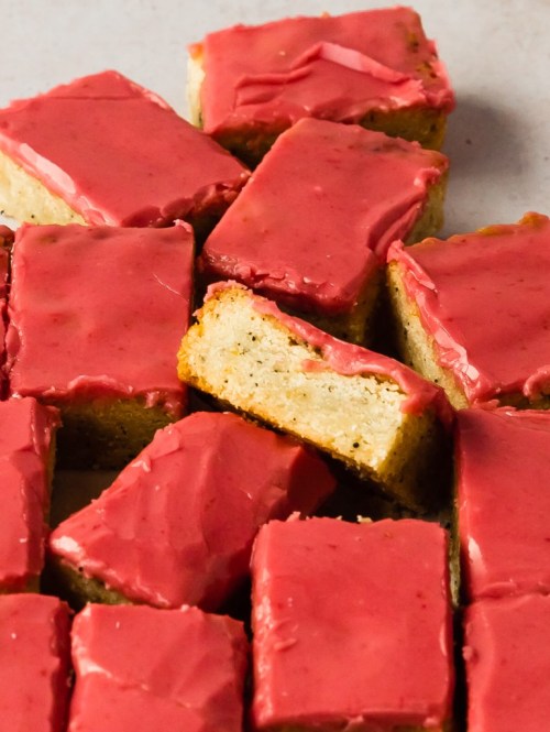 sweetoothgirl:blood orange cookie bars