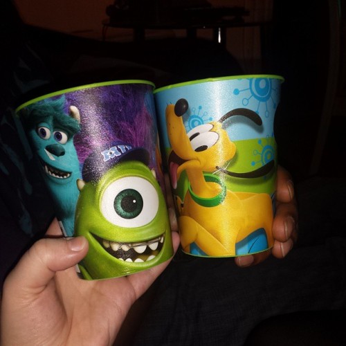 #pineappleciroc & #pineapplejuice in some #gangster ass cups. #monstersinc #goofy #boothang