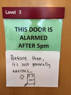 tastefullyoffensive:  &ldquo;On a door at my university.&rdquo; - icymango