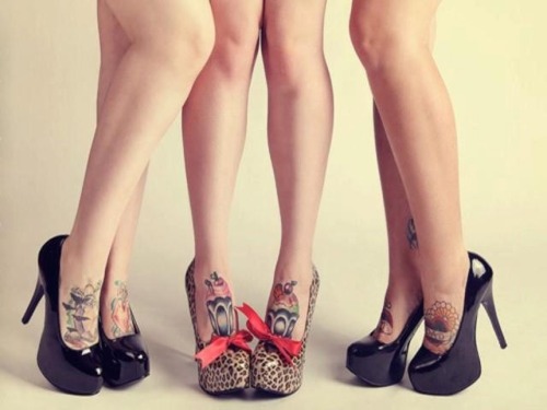 Legs, Heels, Tats