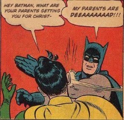 overallinsanity:  Insensitive Robin  Nice,