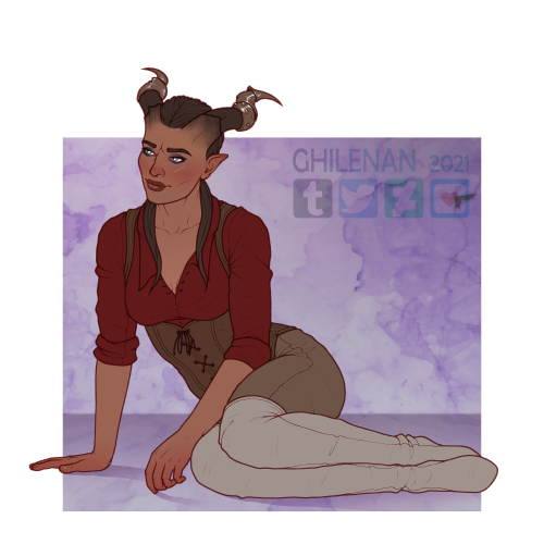 Another Qunari? On my blog?? More likely than you think!In celebration of Yasseroni’s birthday this 