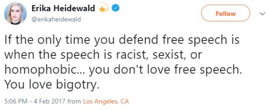 anti-capitalistlesbianwitch:  apersnicketylemon: Don’t spout freedom of speech if it’s only for Nazi’s saying they want to kill us by the millions again but you ain’t willing to defend free speech for people who protest for their lives and safety.