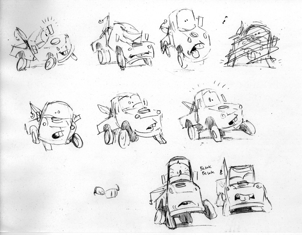 Character model  expression sheets for Pixars  The Illustrated  Archives