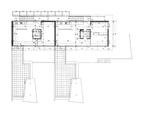 Two single family houses attached at Alte LandstrasseKüsnacht, Zürich, Switzerland; 1990Silvia Gmür 