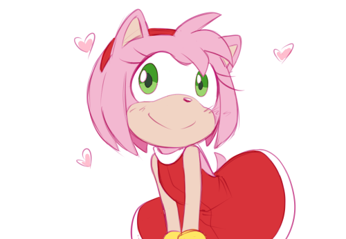 i colored the Amy doodle i drew