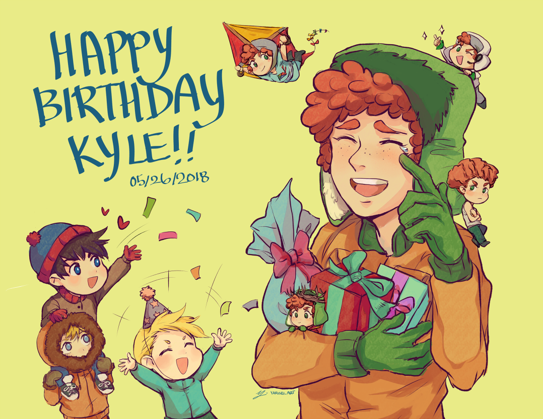 Happy Birthday to the best boy imo in South Park, Kyle!!! Ahhhh!! He ...