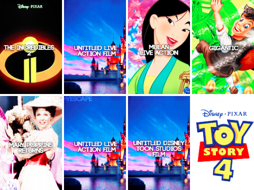 rootbeergoddess:disneyismyescape: All the upcoming Walt Disney Pictures Films (not including Marvel/