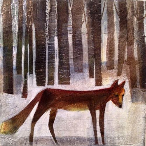 thewoodbetween:‘Young Fox’ by Este Macleod