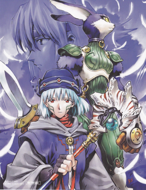 enoshima-television:  .hack//IMOQ game series cover art by Yoshiyuki Sadamoto 