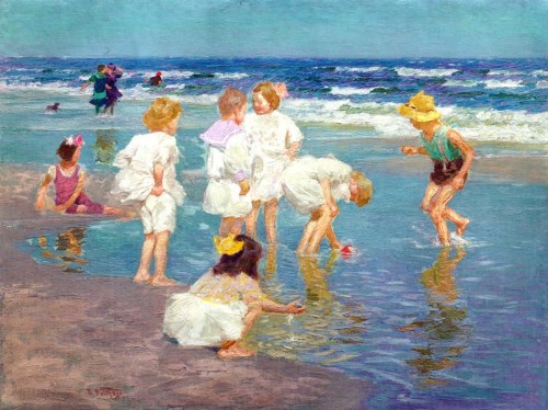 Edward Potthast - A Holiday - 1915