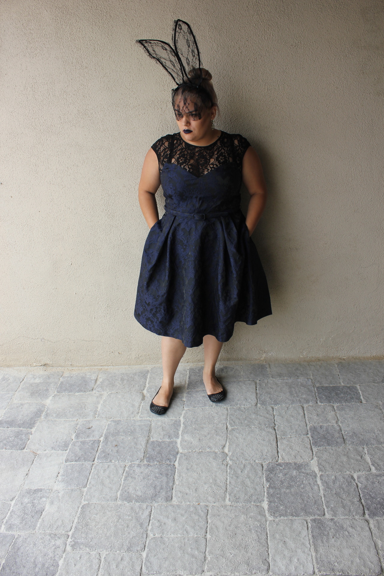 brooklynboobala:  steph—fierce:  Bunny Lace Chic Dress: City Chic  Ears: Domino