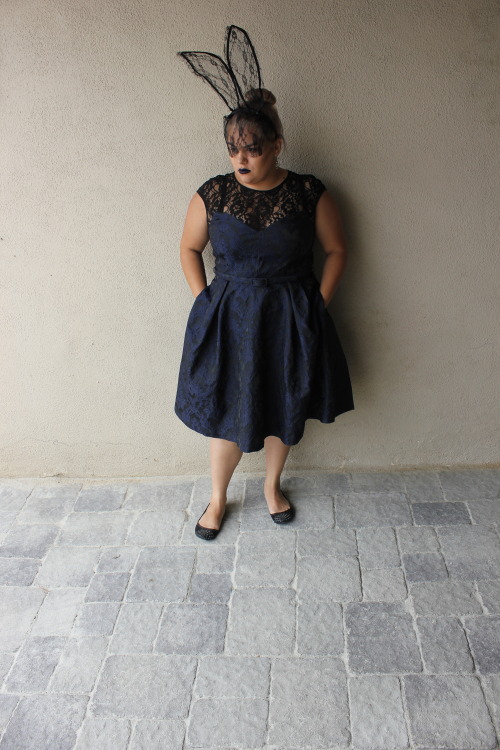 brooklynboobala:  steph—fierce:  Bunny Lace Chic Dress: City Chic  Ears: Domino Dollhouse Shoes: Steve Madden 