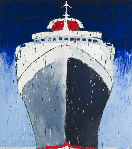 jareckiworld: Włodzimierz Pawlak  -  Witold Gombrowicz   (oil on canvas, 1986)  