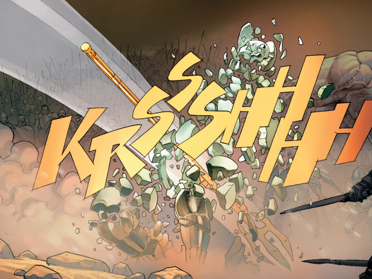 why-i-love-comics:  Secret Wars #9 (2016)written by Jonathan Hickmanart by Esad Ribic,