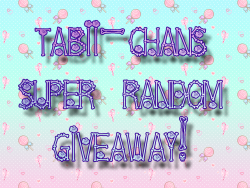 tabii-chan:  Because I feel like being generous, I am having a super random giveaway! ❀ RULES ❀  Must be following ME since this is for my followers!  Unfollowers will be disqualified from future giveaways and any promos. You MUST enter through