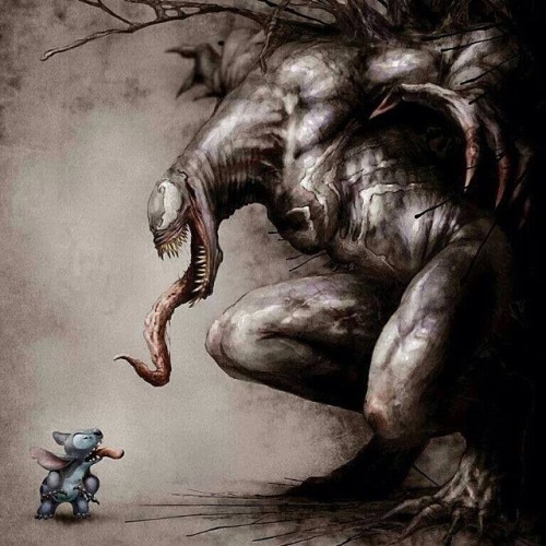 #stitch #liloandstitch #venom #disney #marvel #marvelcomics