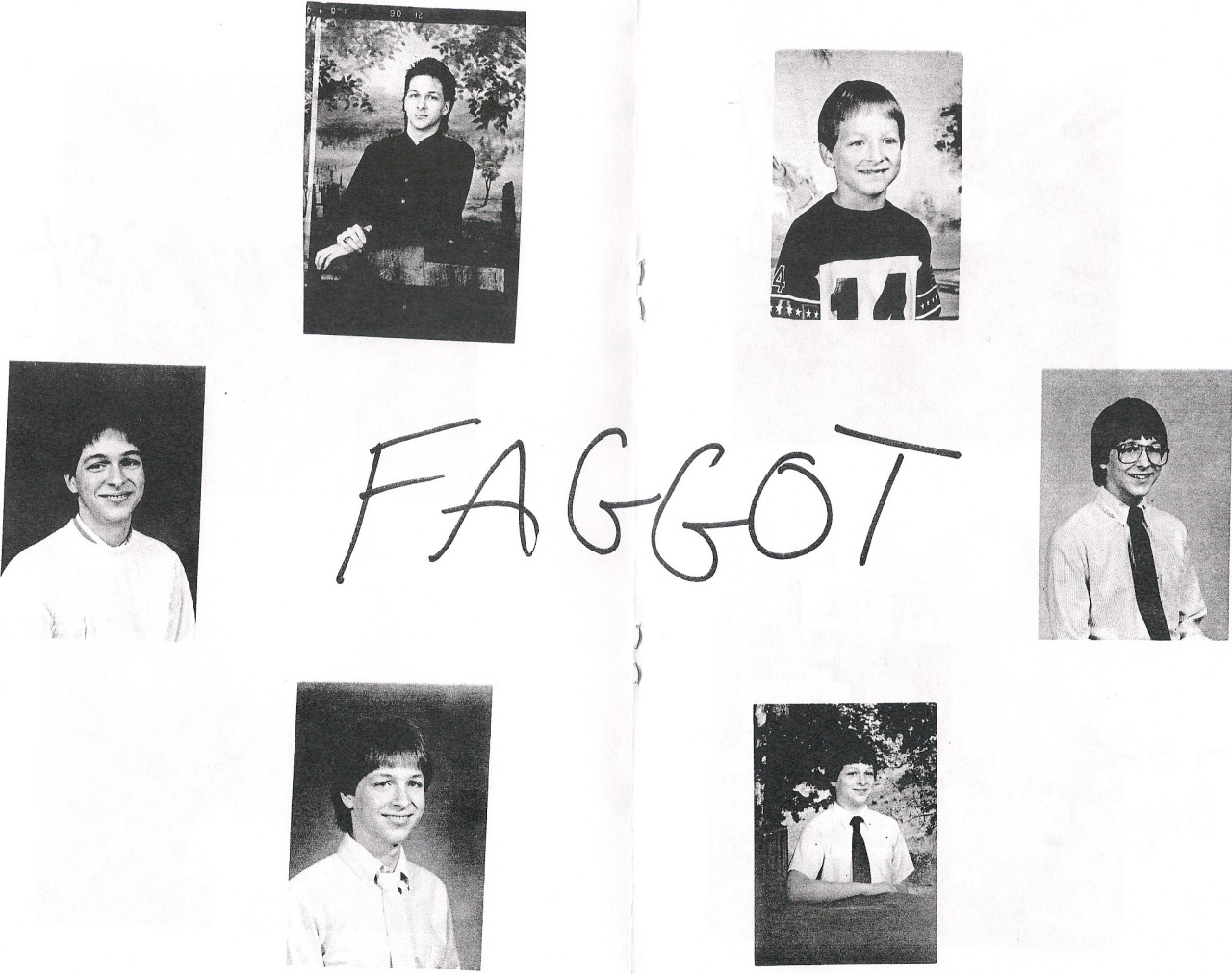 dgchristie:  Images from “FAG,” my first zine, 2013. I had an idea that, if you’re