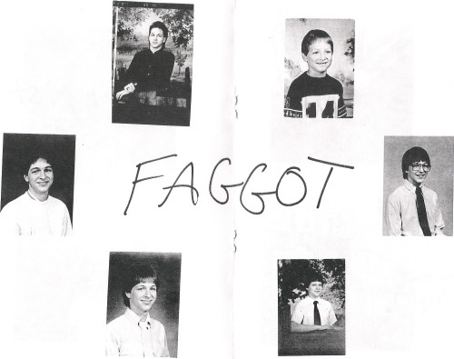 themincingqueens:Images from “FAG,” my first zine, 2013. I had an idea that, if you’re gonna call me