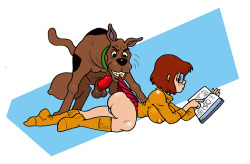 toonversions:  Scooby and Velma doing some