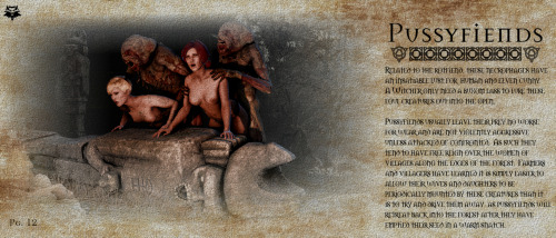 The Witcher Bestiary: Pussyfiends adult photos