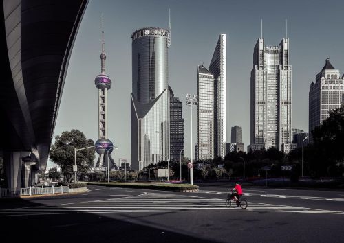 Morning Cycle #bikeride #pearltower #shanghailife #shanghaistreet #shanghaicity #shanghaiwow #thisis