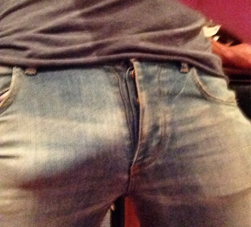 Jeans and cock