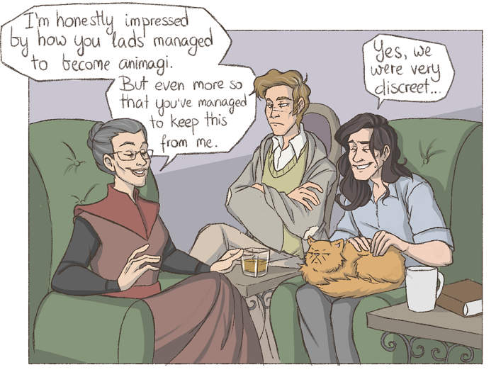 deadcatwithaflamethrower: kayarai:  remus-john-lupin:   wingedcorgi:  if the marauders