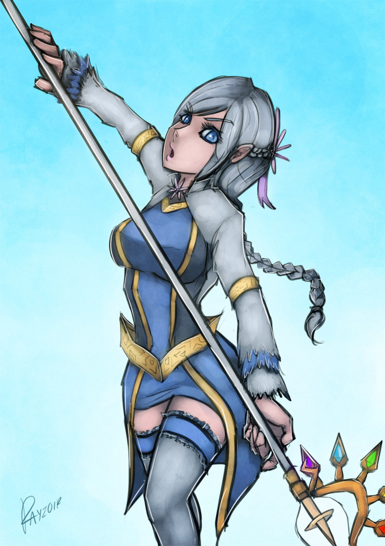 rayzoirsketches:  Sketchy Waist-up commission for JonFawkes. Thanks for commissioning
