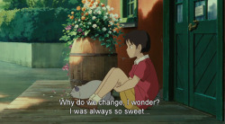 freshmoviequotes:Whisper of the Heart (1995)