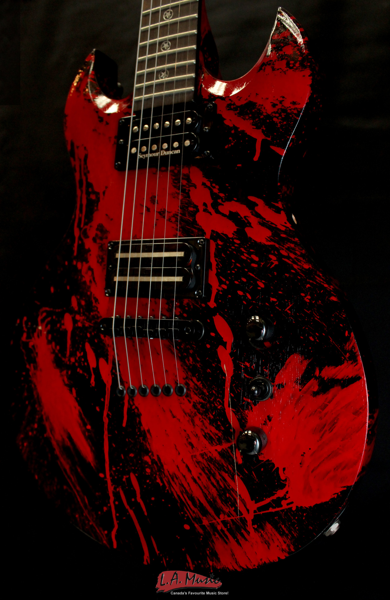 lamusiccanada:  New Old Stock! Washburn Scott Ian Signature The Weapon Solid Body