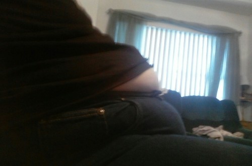 Porn Pics Belly from the side