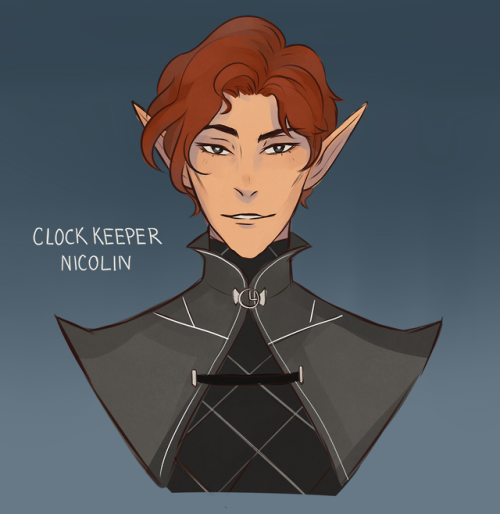 My players just met Clock Keeper Nicolin, an NPC in the DnD campaign I’m running and I’m excited for