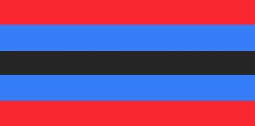 im-so-pharah-way:Hello this is the dumb bitch pride flag i just made it! The red stands for wrath, t