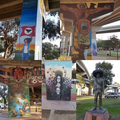 Hanging at in San Diego today #chicanoart #chicanopark #sandeigo (at Chicano Park)