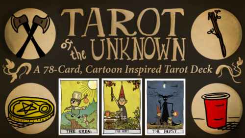 beatriceoftheday:Over the Garden Wall themed tarot deck, created by artist Chris Smith, also known