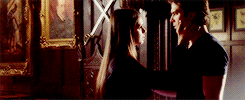 lydiaholic:  “Damon challenges her, surprises her. He makes her question her life, beliefs…” 