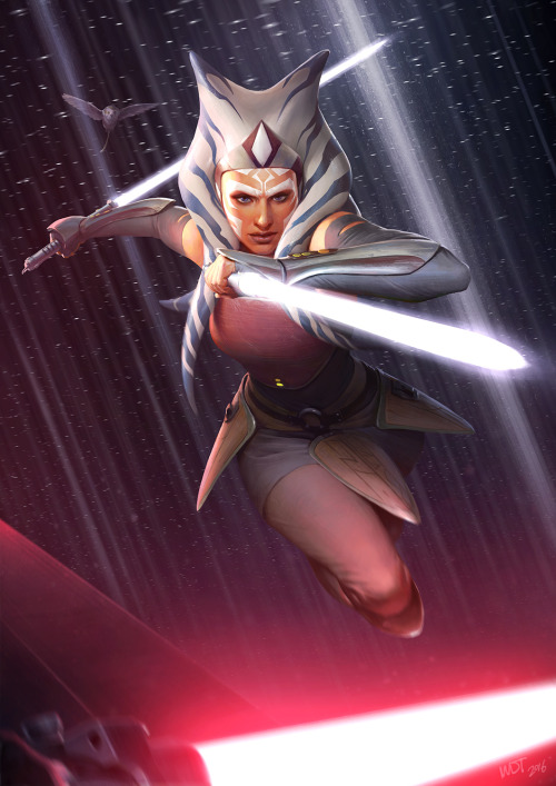 darthluminescent: Ahsoka Tano // by wraithdt