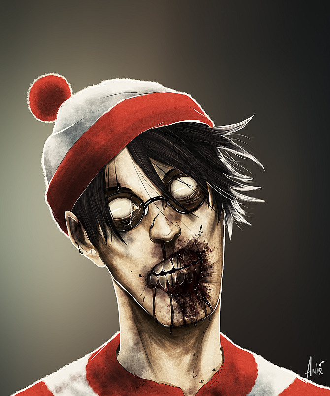 &ldquo;Zombie Portraits&rdquo; by artist Andre De Freitas