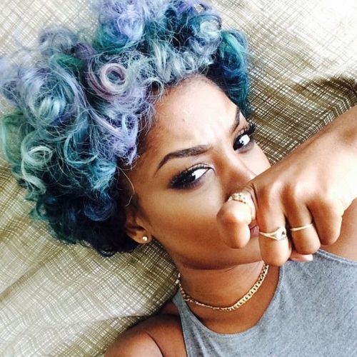 Porn Pics imninm:black girls with multicolored hair