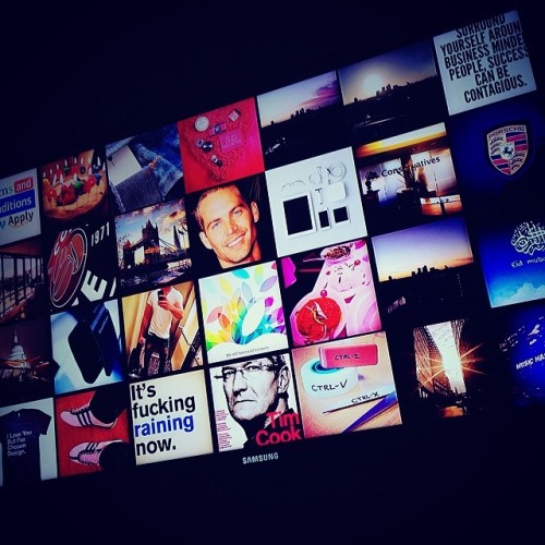 My #instagram on the #samsung #3DTV #LED #55 via #Flickr on the #AppleTV #screensaver