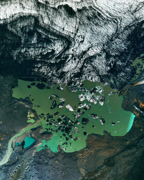 dailyoverview: The southern end of Skaftafell National Park in Iceland is pictured in this Overview.