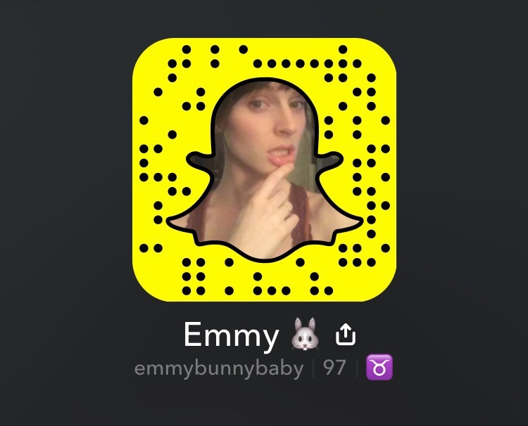 smouldered:Add me on my public snap 🐰  I’ll mostly be posting selfies and the